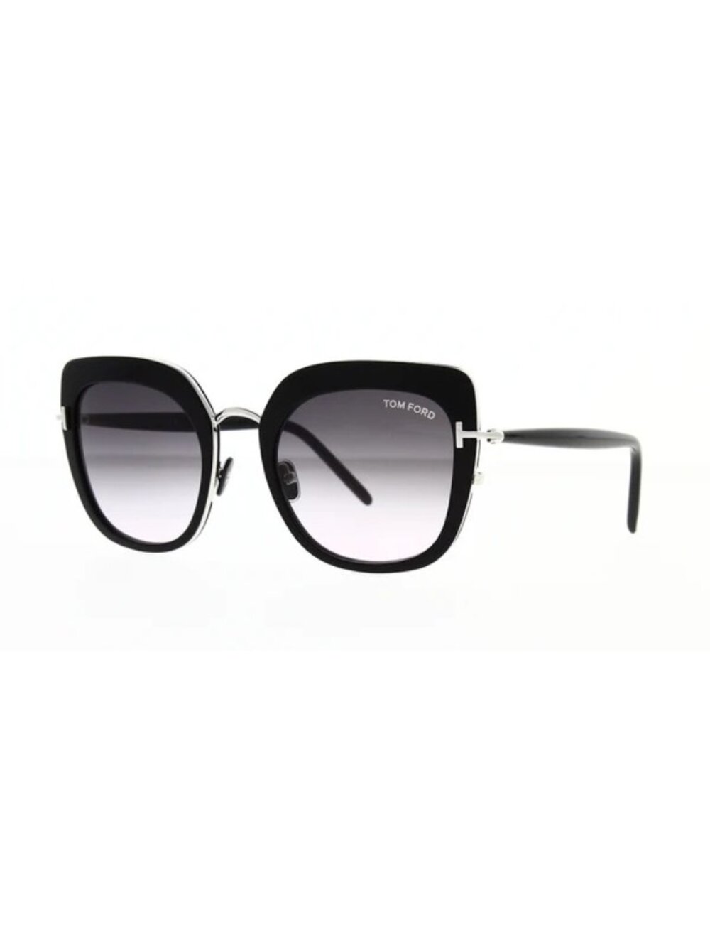 NEW TOM FORD SUNGLASSES VIRGINIA TF945 05B WOMEN BLACK/GRAY GRADIENT FT0945
